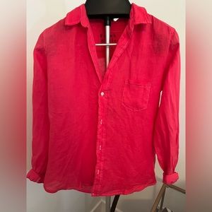 Frank & Eileen Linen Barry Button Down